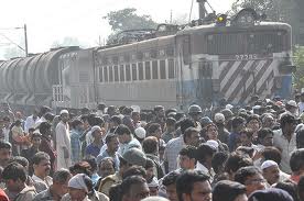 stop train agitation by bjp mp kisan morcha